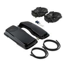 Hard Saddlebag Lids 5x7''Speakers Fit For Harley Electra Street Road Glide 93-13