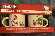2021 Peanuts Worldwide LLC, Snoopy and Friends Coffee Mugs, Set of 2. New.
