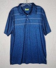 PGA Tour Pro Series Men's Golf Polo Shirt Size XL Blue