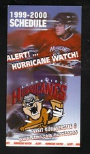 Lethbridge Hurricanes--1999-00 Pocket Schedule--Cep Automotive--WHL
