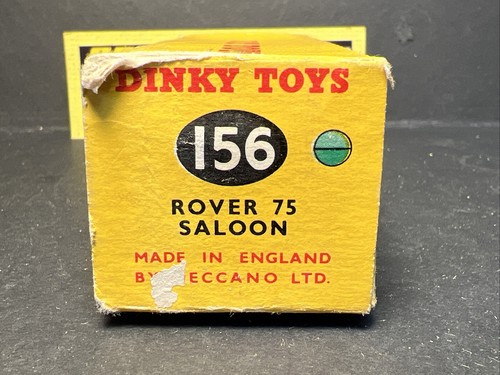 Dinky Toys 1956-59 - 156 Rover 75 berlina - verde - caja original - Imagen 15 de 17