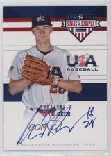 2017 Panini USA Baseball Stars & Stripes CNT Signatures /499 Seth Beer Auto 0i76