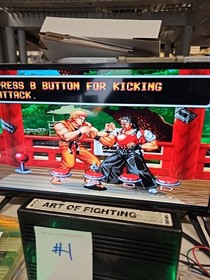 Art of Fighting Neo Geo MVS SNK 100% Authentic Tested *SECURITY SEAL* #1