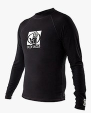 Body Glove UVP 50 Long Sleeve Rash Guard Black Water Sports Swim Shirt size S