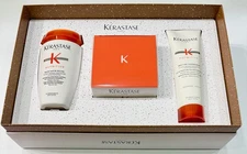 Nutritive : Bain Satin Riche 250ML + Mask Fins 200ML + Thermique 150ML Kérastase
