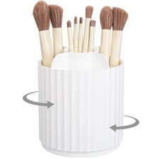 Makeup Brush Holder Organizer 360 Rotating Make Up Brushes Container for Vani...