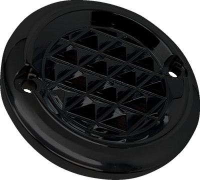 Covingtons C3095-B Diamondback Points Cover Black Billet M8 Harley-Davidson