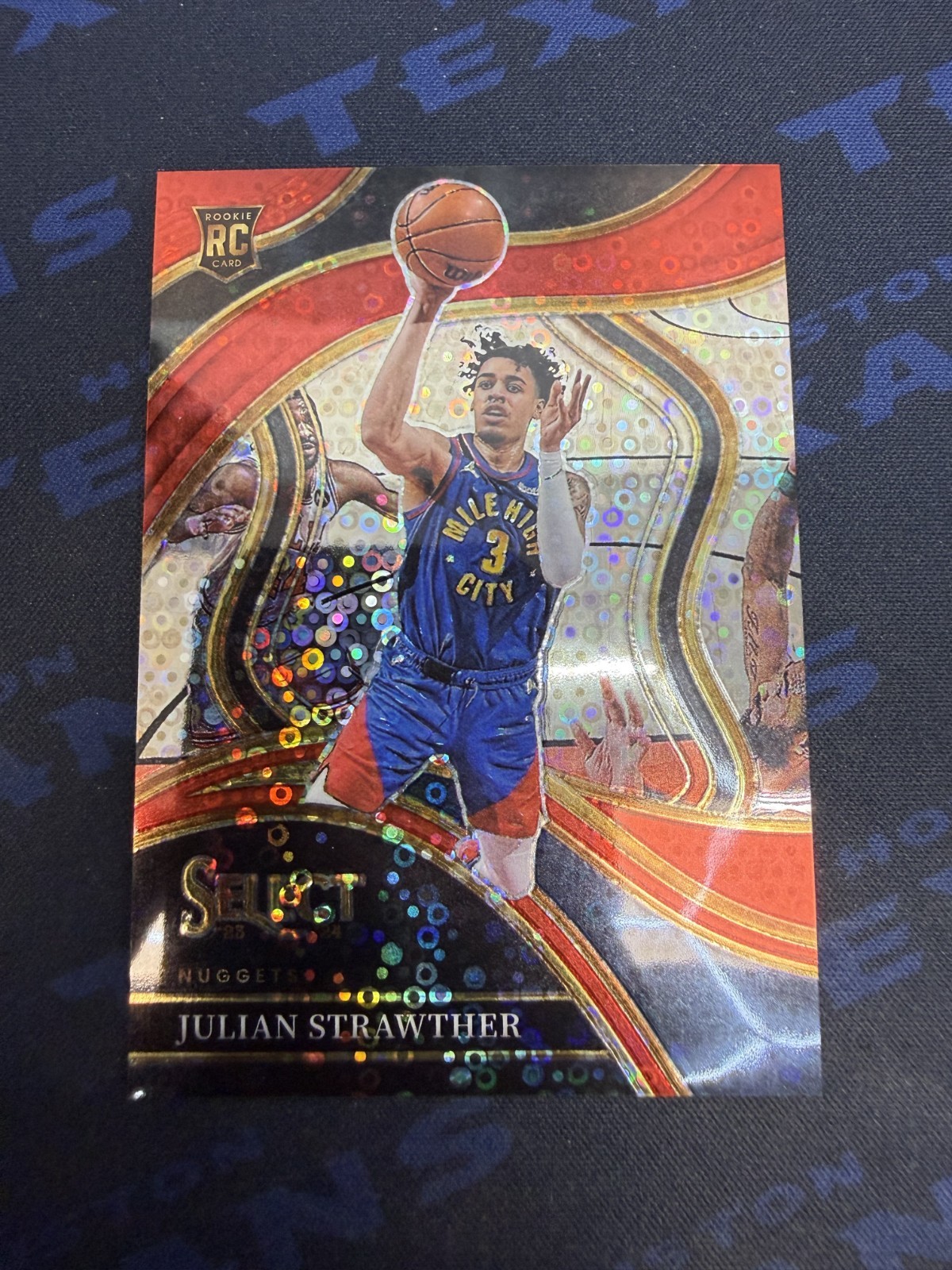 2023 Select Julian Strawther Red Disco /49 RC #283 Nuggets