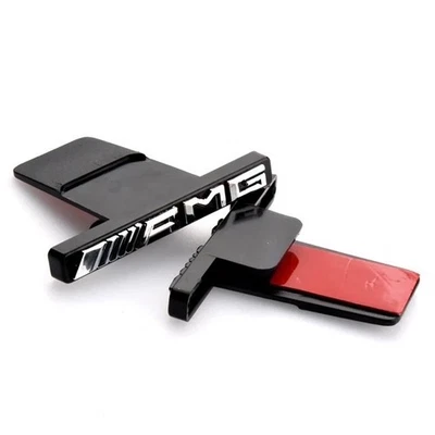 AMG Logo Emblem Chrom Panamericana Grill Kühlergrill Kühler Mercedes - Bild 1 von 4