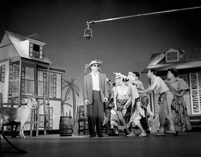 Robert Mitchum dancers appear on The Ed Sullivan Show on March 17 - Old Photo