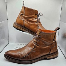 Oliver Sweeney Chelsea Boots Brown Leather Men's Size UK 8 Ankle Lace Up Dealer