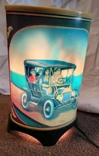 Vintage Motion Lamp Stutz Bearcat and Ford Model T - Works Great, Exc Cond