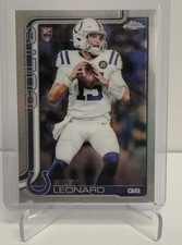 2025 Topps Chrome Football Riley Leonard Rookie Indianapolis Colts #318