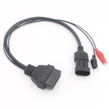 3 Pin To 16 Pin Obd2 Adapter Diagnostic Cable Converter For Fiat Alfa Lancia C