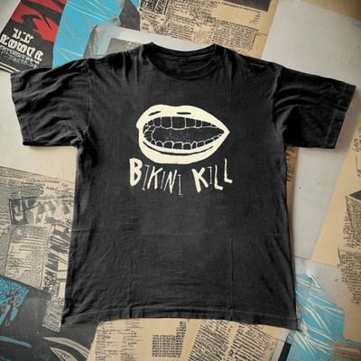 Very Hot! Bikini Kill Black Cotton Shirt Full size S-5XL BS1769