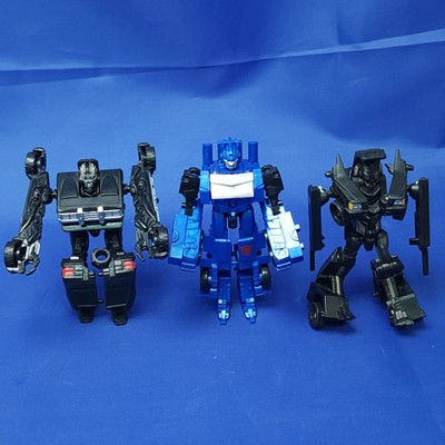 Transformers Movie Figures Barricade Crankcase Optimus Prime Posable Hasbro 2018