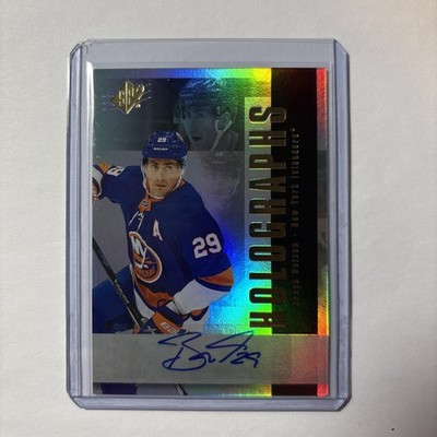Brock Nelson - 2024-25 SPx Holographs - Auto Autograph New York Islanders 