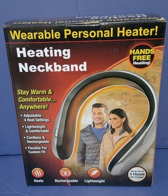 Wearable Portable Personal Neckband Heater Hands Free USB Rechargeable NIB