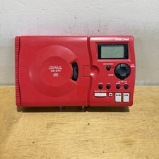 TASCAM CD-GT1 Portable CD Guitar Trainer Red Digital Player TEAC Tested