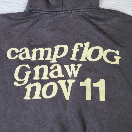 Lucky Me I See Ghosts Camp Flog Gnaw Nov 11 Kid Cudi Pullover Hoodie XXL READ - Picture 14 of 17