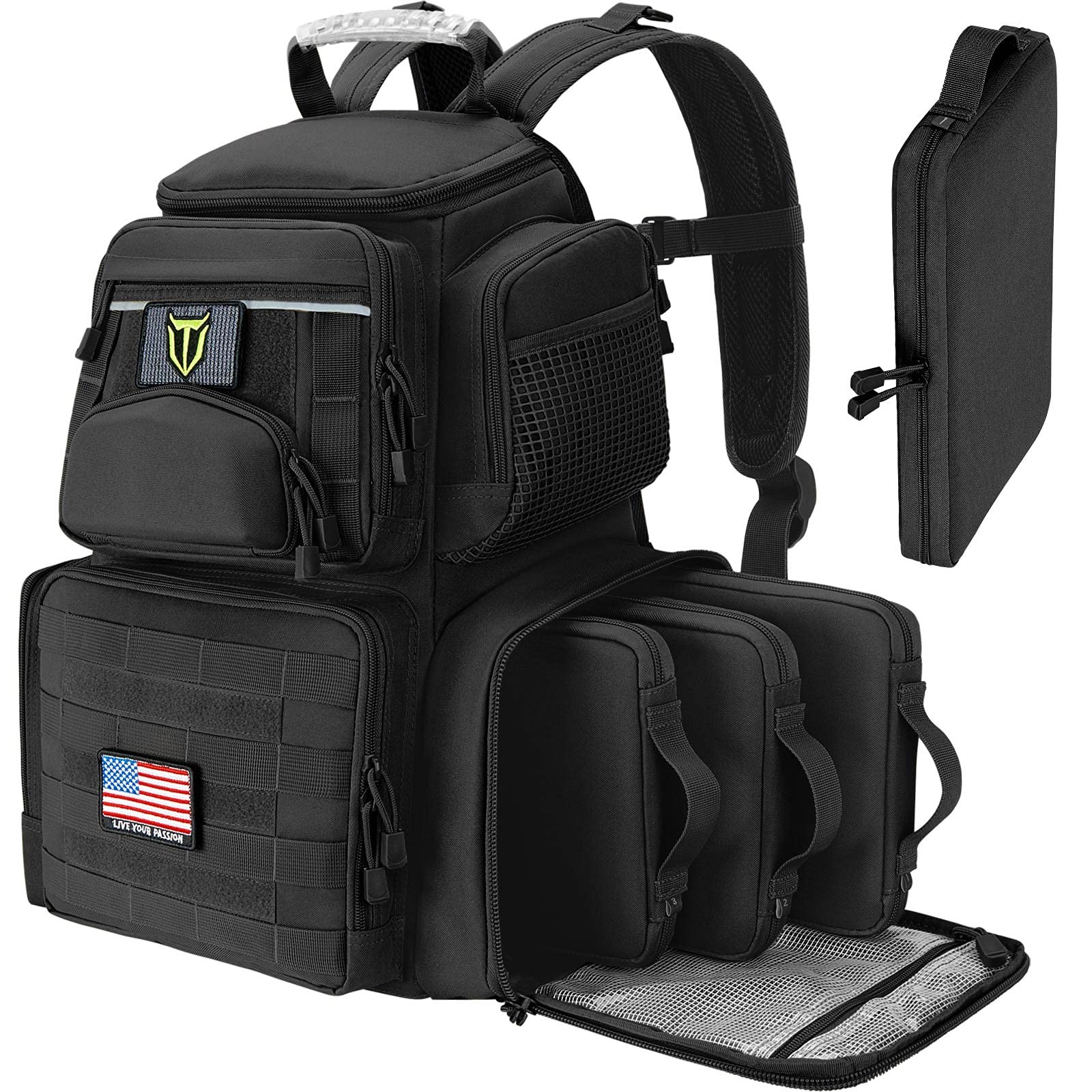 Tactical Range Backpack with Removable Divider, H… - image 1