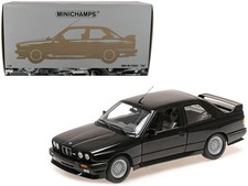 Minichamps 180020306 1987 BMW M3 Street Black Metallic 1/18 Diecast Model Car