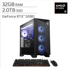 MSI Aegis ZS2 Gaming Desktop AMD Ryzen 9 9900X GeForce RTX 5070 32GB 2TB W11H.