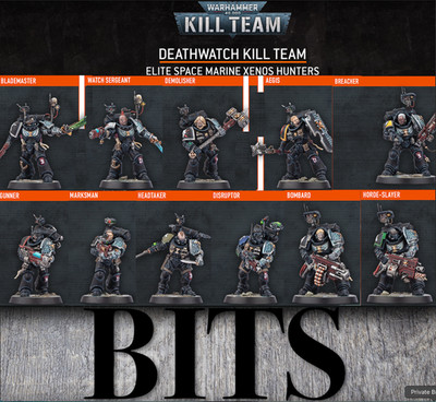 Warhammer 40K Tomb World Space Marine DEATHWATCH Elite Hunter KILL TEAM Bit Bits