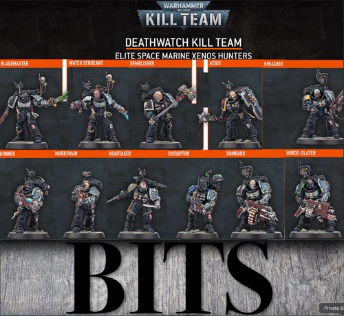 Warhammer 40K Tomb World Space Marine DEATHWATCH Elite Hunter KILL TEAM Bit Bits