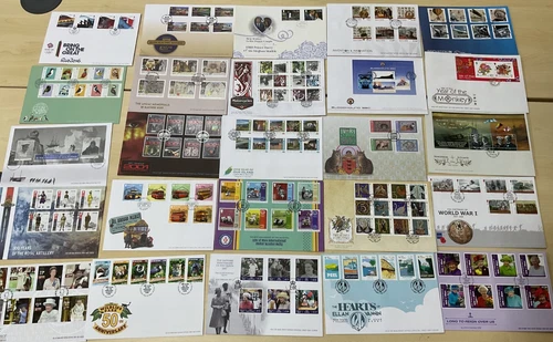 Isle of Man first day covers. Up to 2018. 30 items. CW8