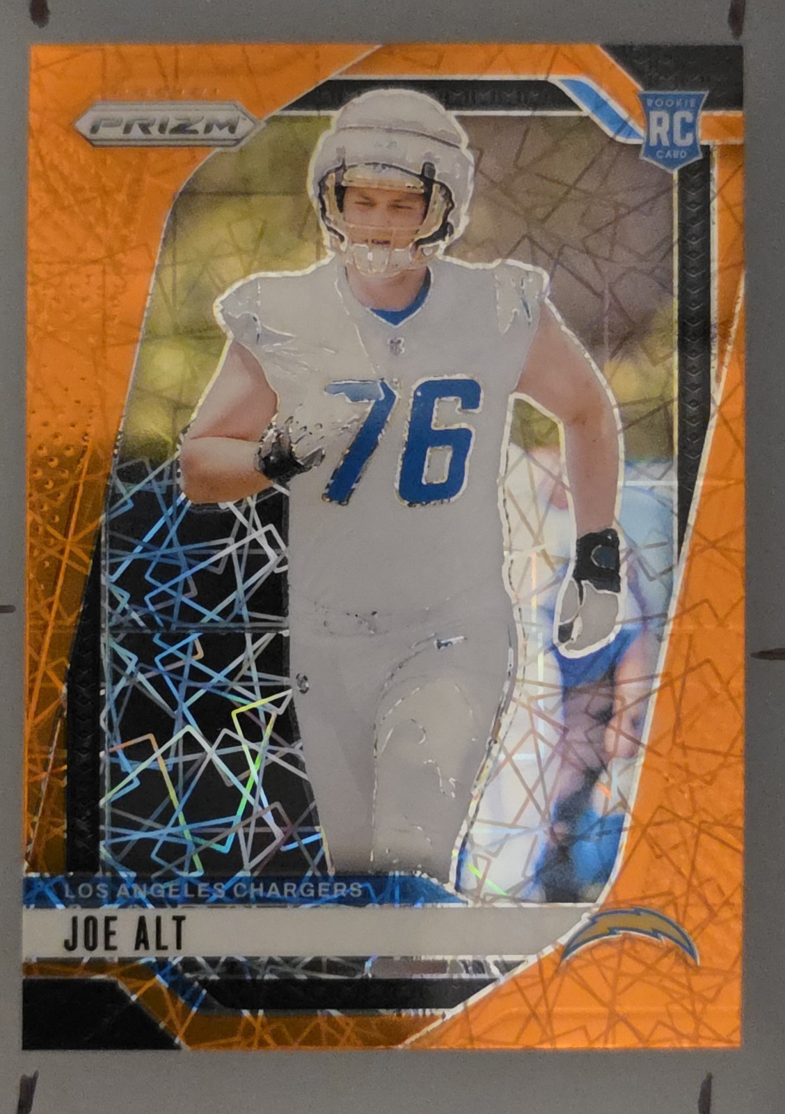 2024 Panini Prizm Football Joe Alt #353 (RC) Orange Lazer