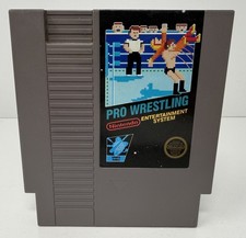 Pro Wrestling NES Nintendo 5 Screw Cartridge Tested Working Original Free Ship