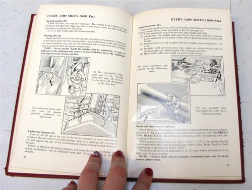 VANDEN PLAS Princess MK II Car Owners Handbook 1962 #AKD 3024 - Picture 6 of 7