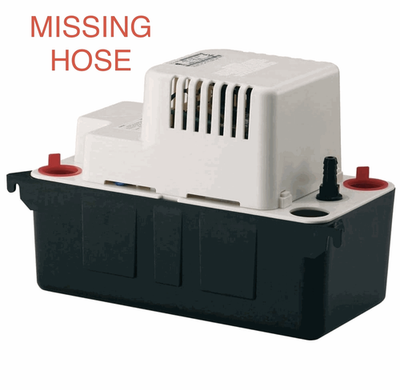 #ad Little Giant 1 30 HP 115 Volt Condensate Removal Pump MISSING HOSE $34.95