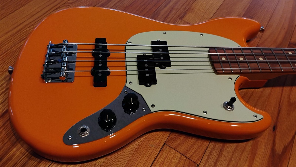 Fender Limited Edition Mustang PJ Short Scale Electric Bass Guitar