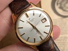 Vintage 1964 SEIKO Seikomatic Slimdate 841990 Gold Automatic Men's Watch 36mm