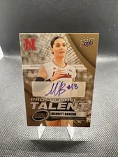 2025 Upper Deck World of Sports Merritt Beason RC Auto #345 Prospective Talent