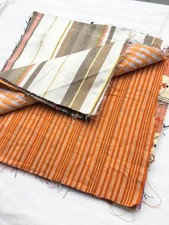 Huge Lot 100 Pure Cotton Vintage Sari Fabric remnant scrap Bundle Quilting SL30