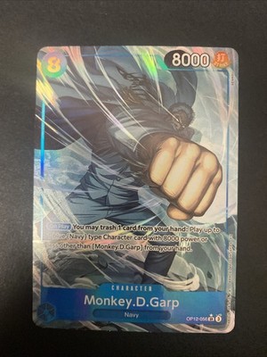 Monkey.D.Garp (Alternate Art) OP12-056 Legacy of the Master Foil