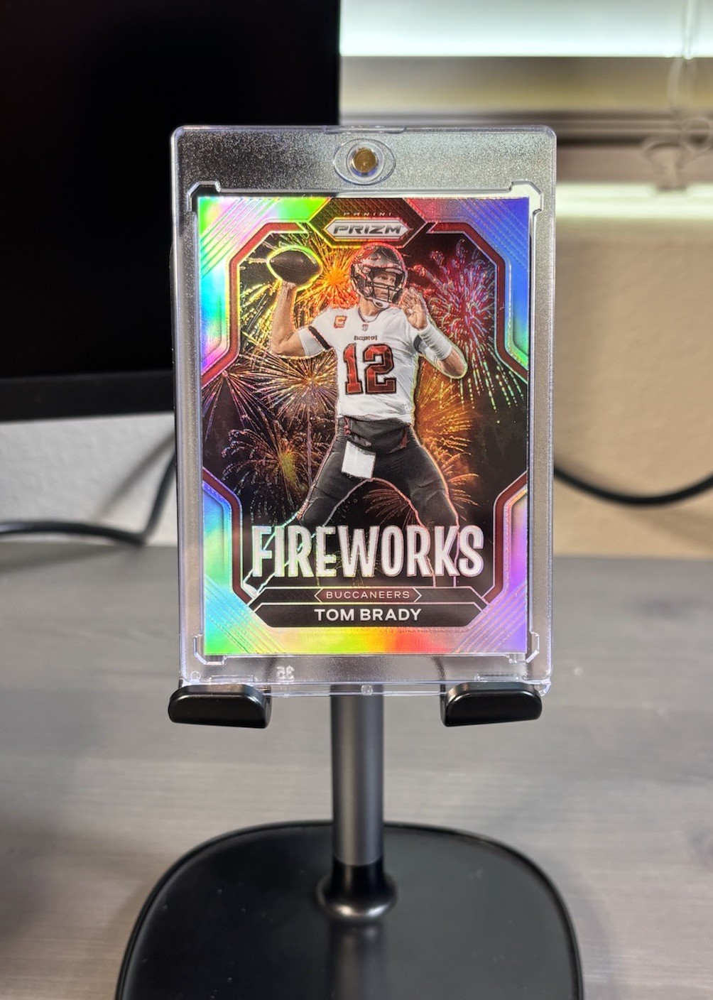 TOM BRADY 2022 PANINI PRIZM SILVER PRIZM SP FIREWORKS #F-3📈
