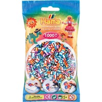 Hama 207-90 BüGelperlen Midi - Gestreift Mix 1000 Perlen, 6 Farben, Ab 5 Jahren