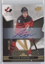 2018 Upper Deck Team Canada Juniors Premium Swatch /199 Taylor Raddysh Auto 3vx