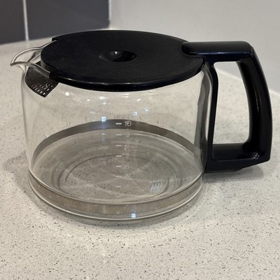 KRUPS 10 Cup Carafe W/Lid - Black Lid W/Strainer - Pro Aroma