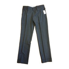 Polo Ralph Lauren Dress Pants Mens 38x34 Gray Wool Blend Flat Front Stretch NWT