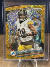 2025 Panini Prizm Minkah Fitzpatrick Miami Dolphins /10 Gold #132