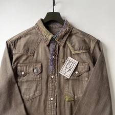 Kapital Kountry Sashiko Embroidery Boro Western Denim Shirt