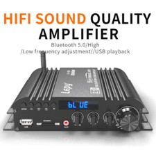 2.1 Channel Lepy LP-288 Hi-Fi Stereo BT Car Digital Power Amplifier  Adapter
