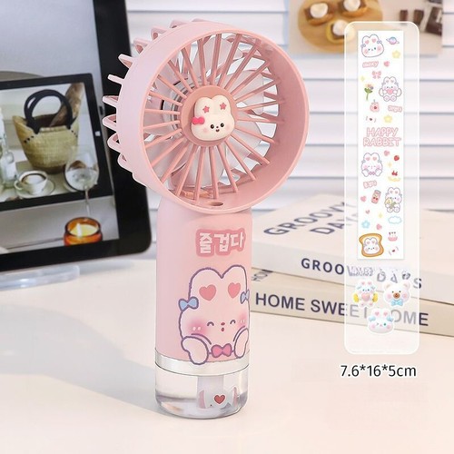 Portable Misting Fan Handheld Person Mister Fan Battery Operated Water Mist _wa - Photo 21/23