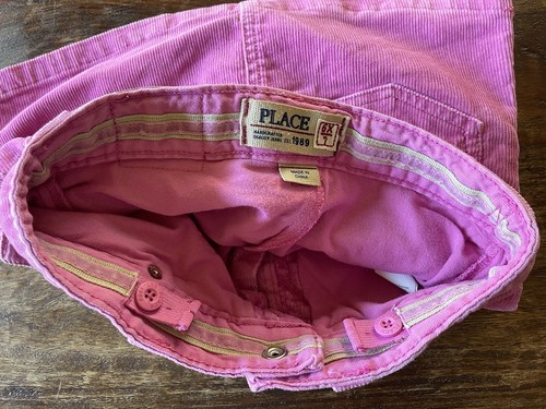 The Children's Place - Girls Skirt Pink Corduroy Skort Sz Med 6X/7 Adjust. waist - Picture 6 of 15