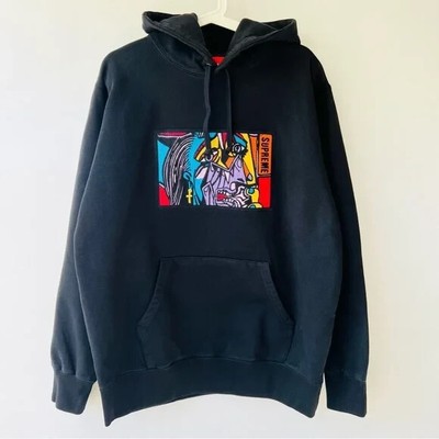 supreme chain stitch hoodie